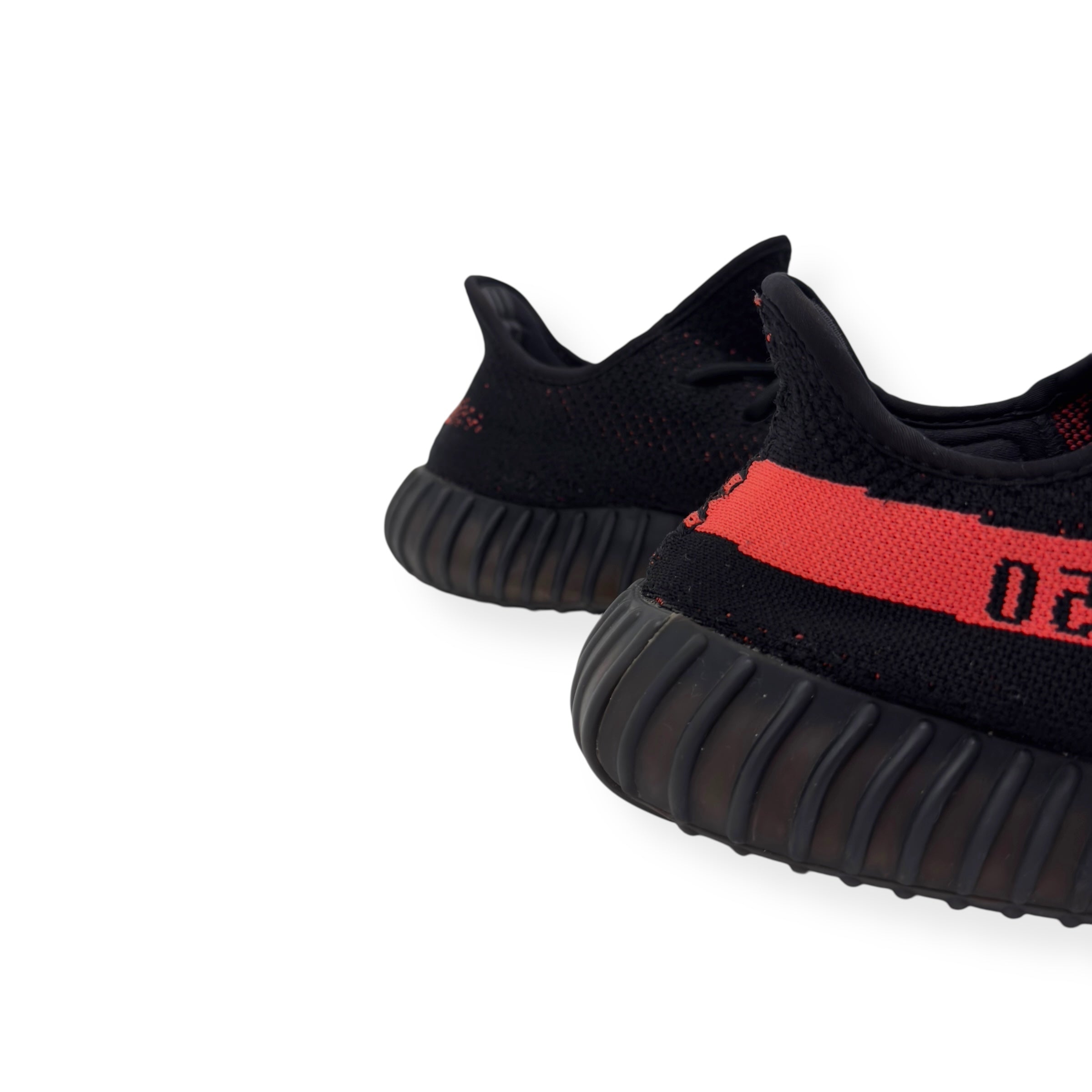 YEEZY BOOST 350 SNEAKER CORE BLACK / RED UK9