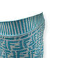 FENDI FF VERTIGO-JACQUARD KNIT MINI DRESS BLUE / WHITE 36 / XS