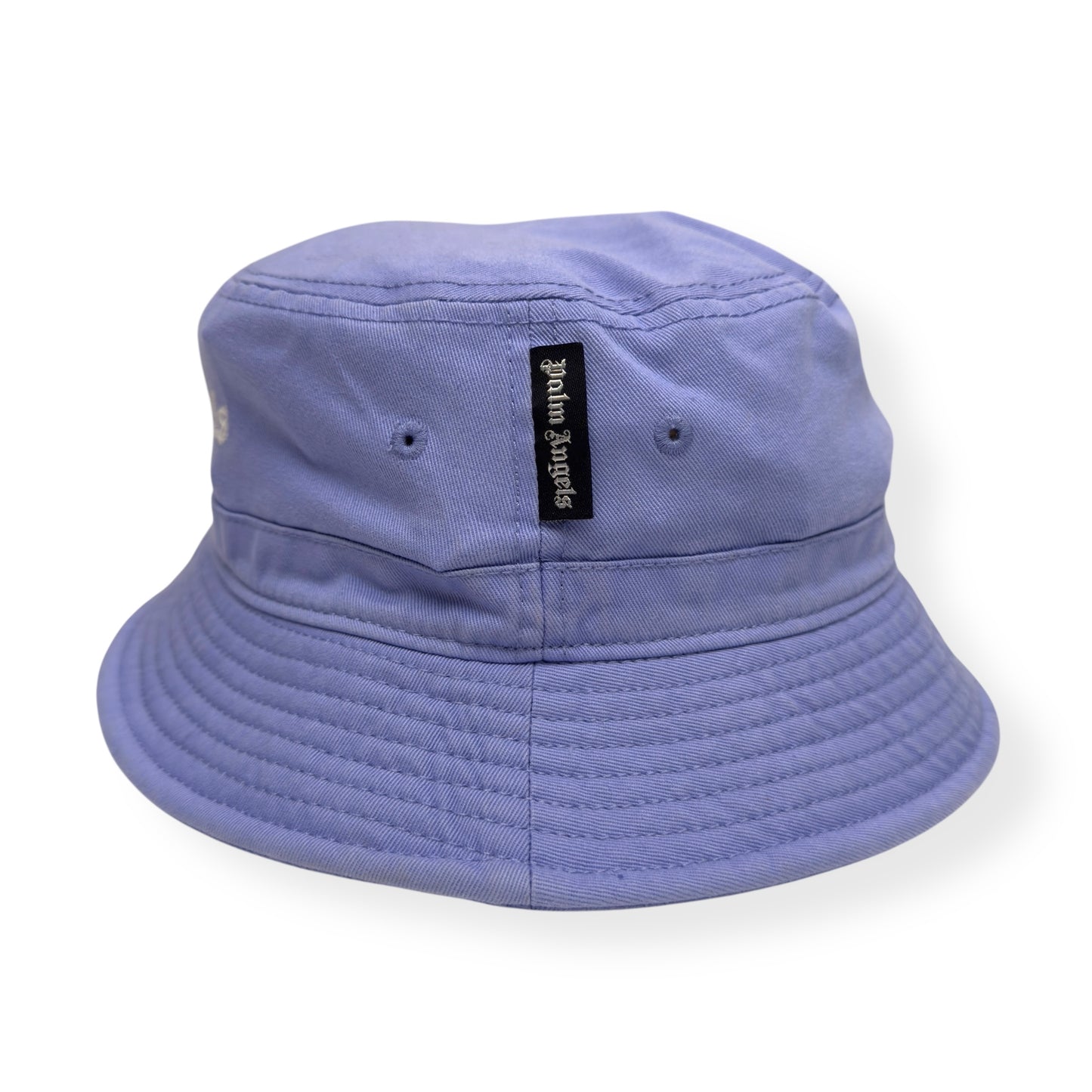 PALM ANGELS CLASSIC BUCKET HAT LILAC / WHITE O/S
