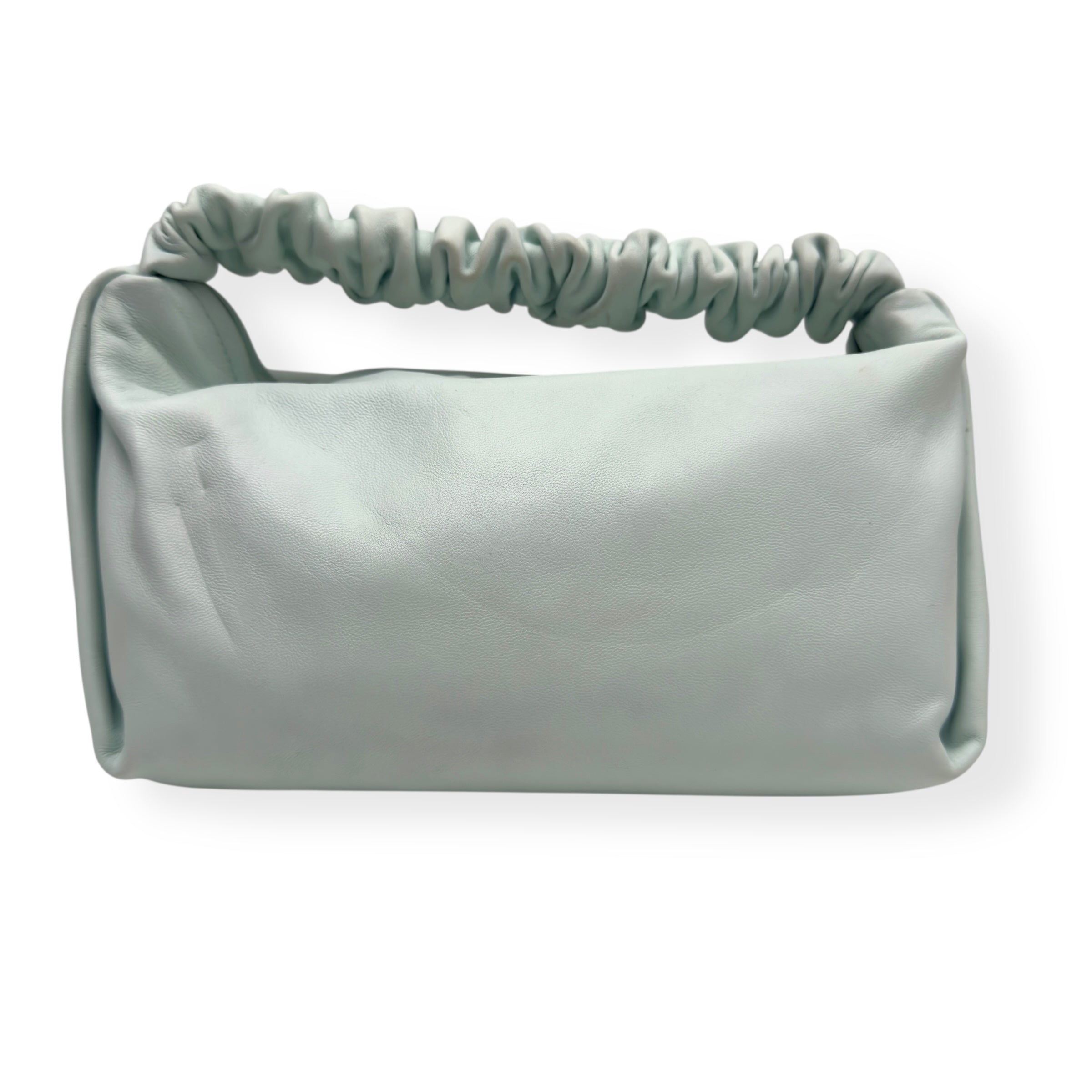 ALEXANDER WANG SCRUNCHIE TOP HANDLE BAG BLUE S