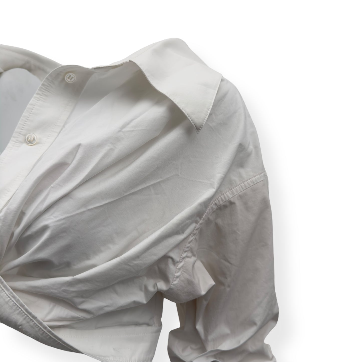 ALEXANDER WANG CROPPED SHIRT WHITE 2 / S