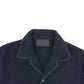 PRADA COTTON TOWELLING BOWLING SHIRT BLACK M