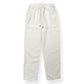 THOM SWEENEY LINEN DRAWSTRING TROUSERS WHITE M