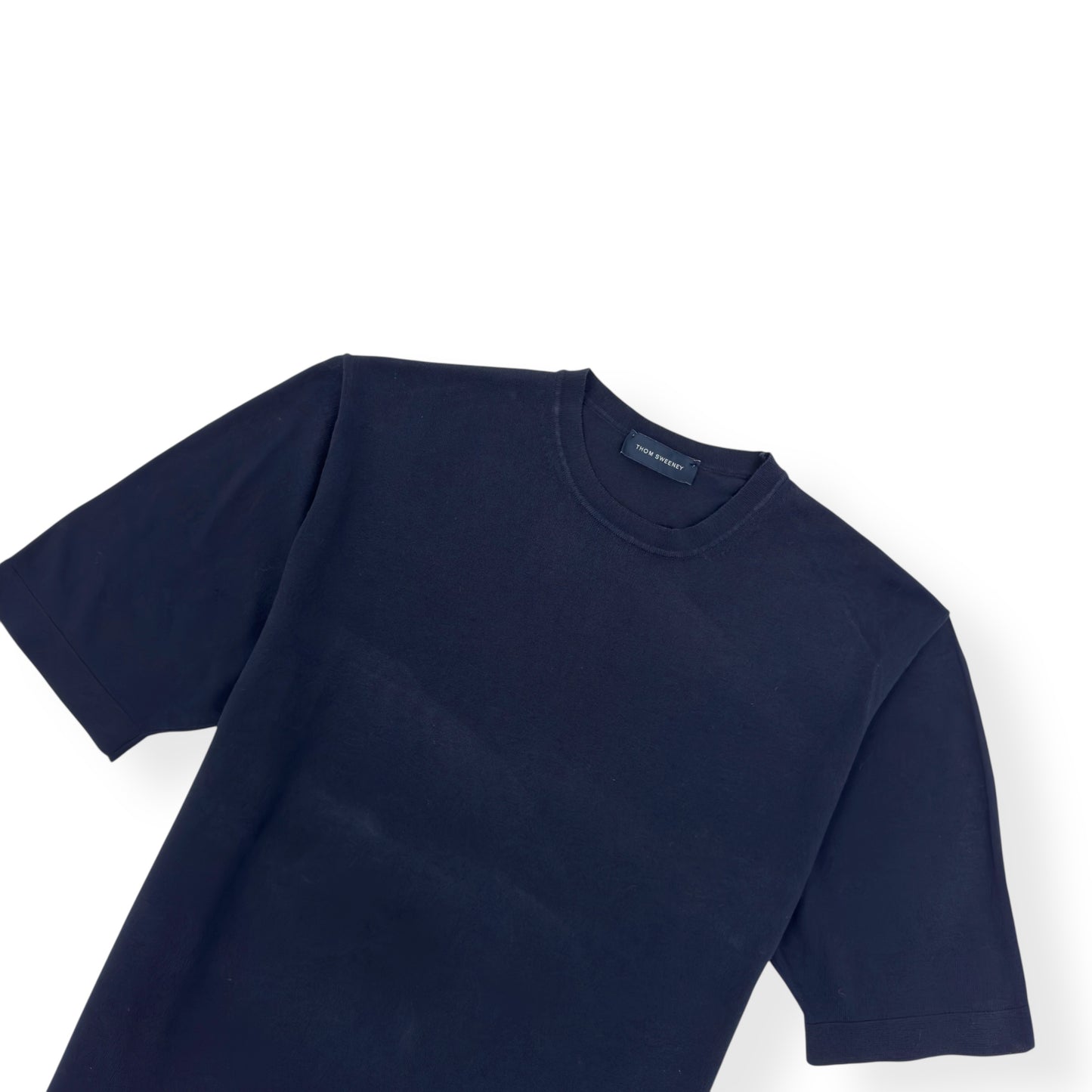 THOM SWEENEY COTTON T-SHIRT BLUE M