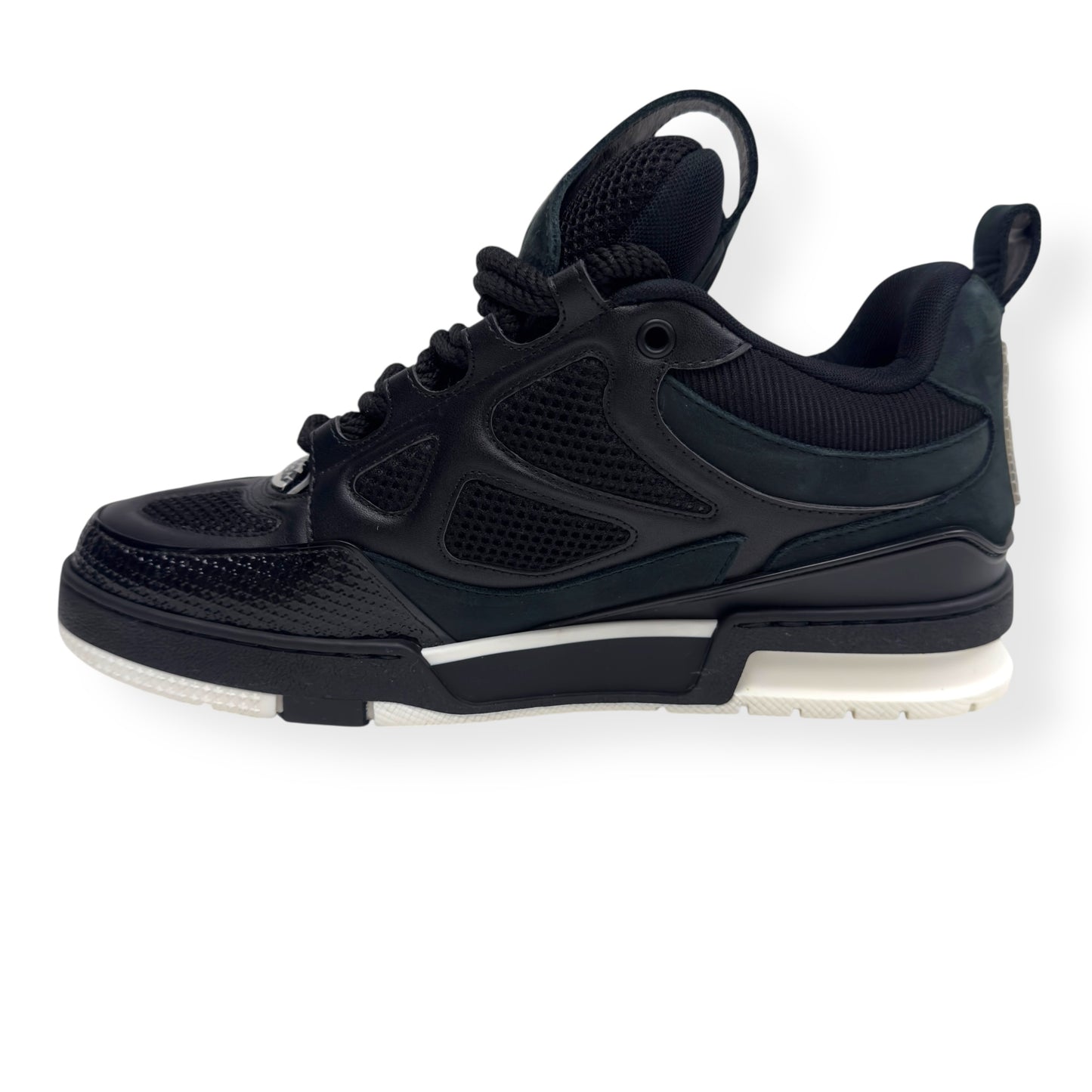 LOUIS VUITTON LV SKATE SNEAKER LUXURY BLACK UK7