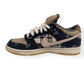 NIKE X TRAVIS SCOTT SB DUNK ‘CACTUS JACK’ LOW SNEAKER BROWN UK6