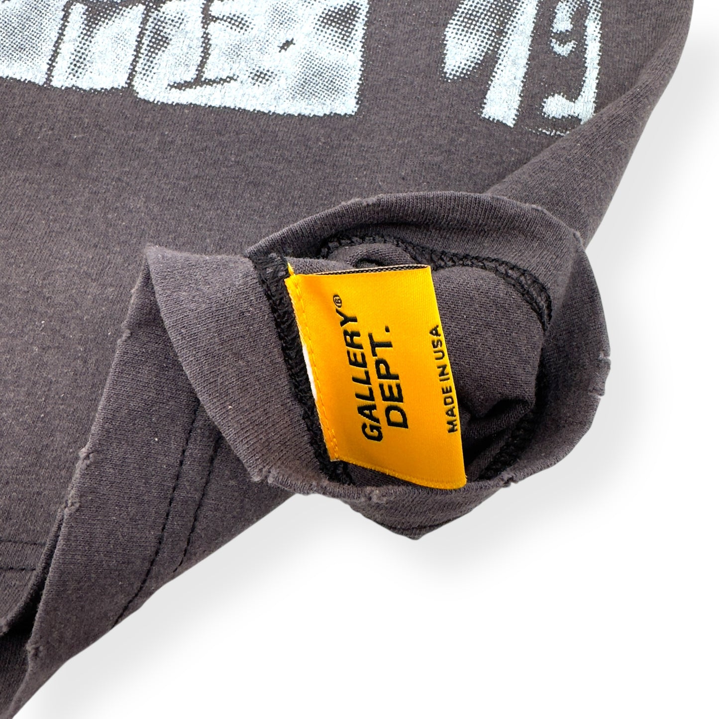 GALLERY DEPT. ATK ROD PRINTED COTTON T-SHIRT GREY L