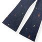 LOUIS VUITTON EMBROIDERED BOOTCUT DENIM TROUSERS INDIGO BLUE W30”