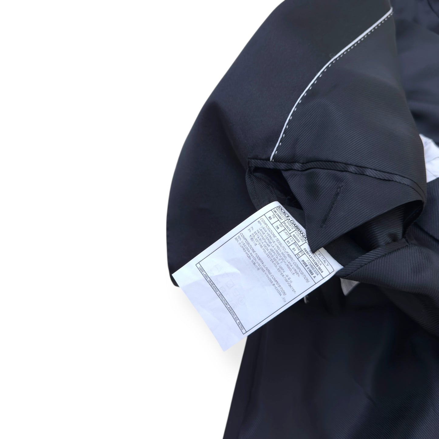 DOLCE & GABBANA WOOL / SILK MARTINI-FIT TUXEDO SUIT 50 / M