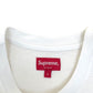 SUPREME WASHED SCRIPT LOGO COTTON T-SHIRT WHITE L