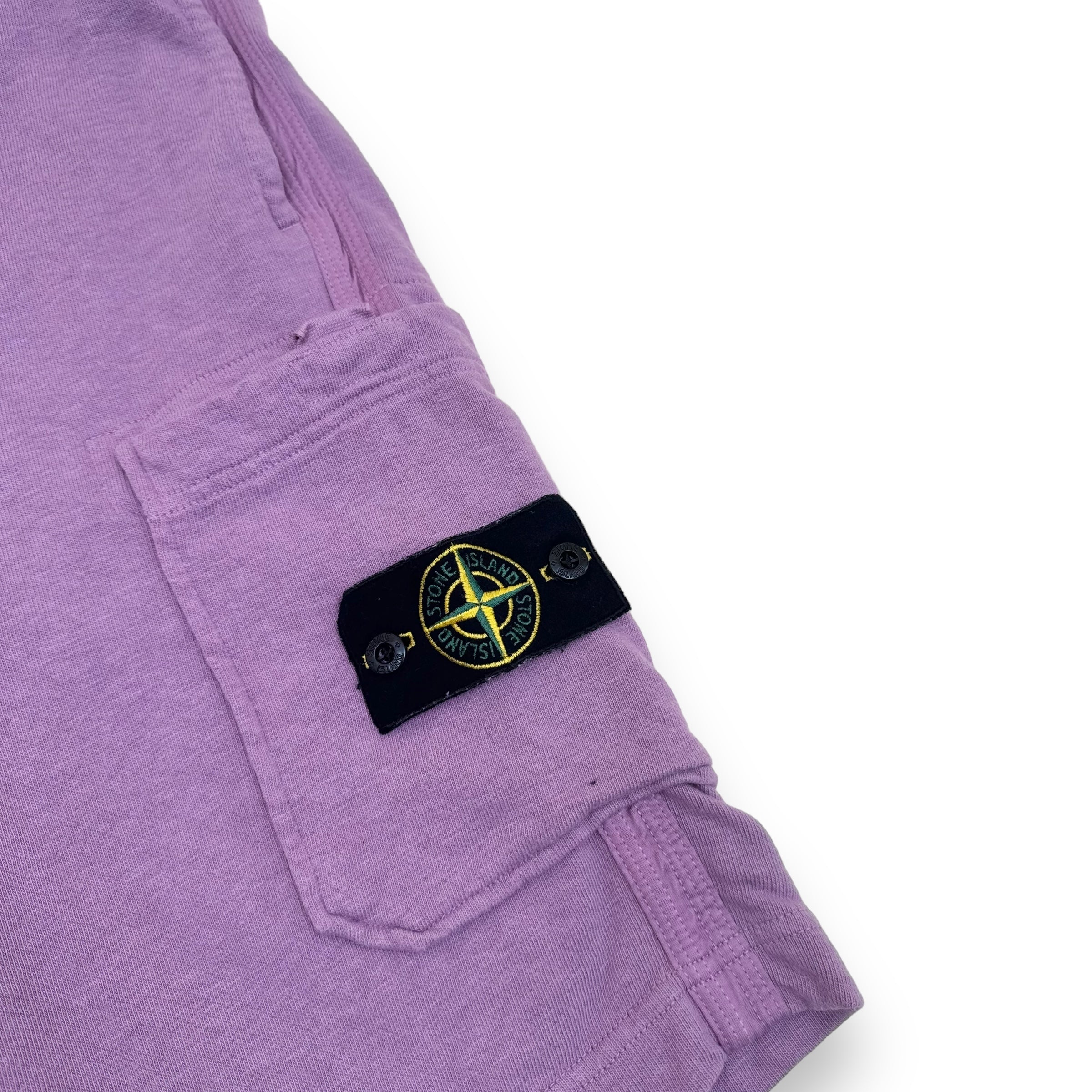 STONE ISLAND SWEAT SHORTS LILAC L