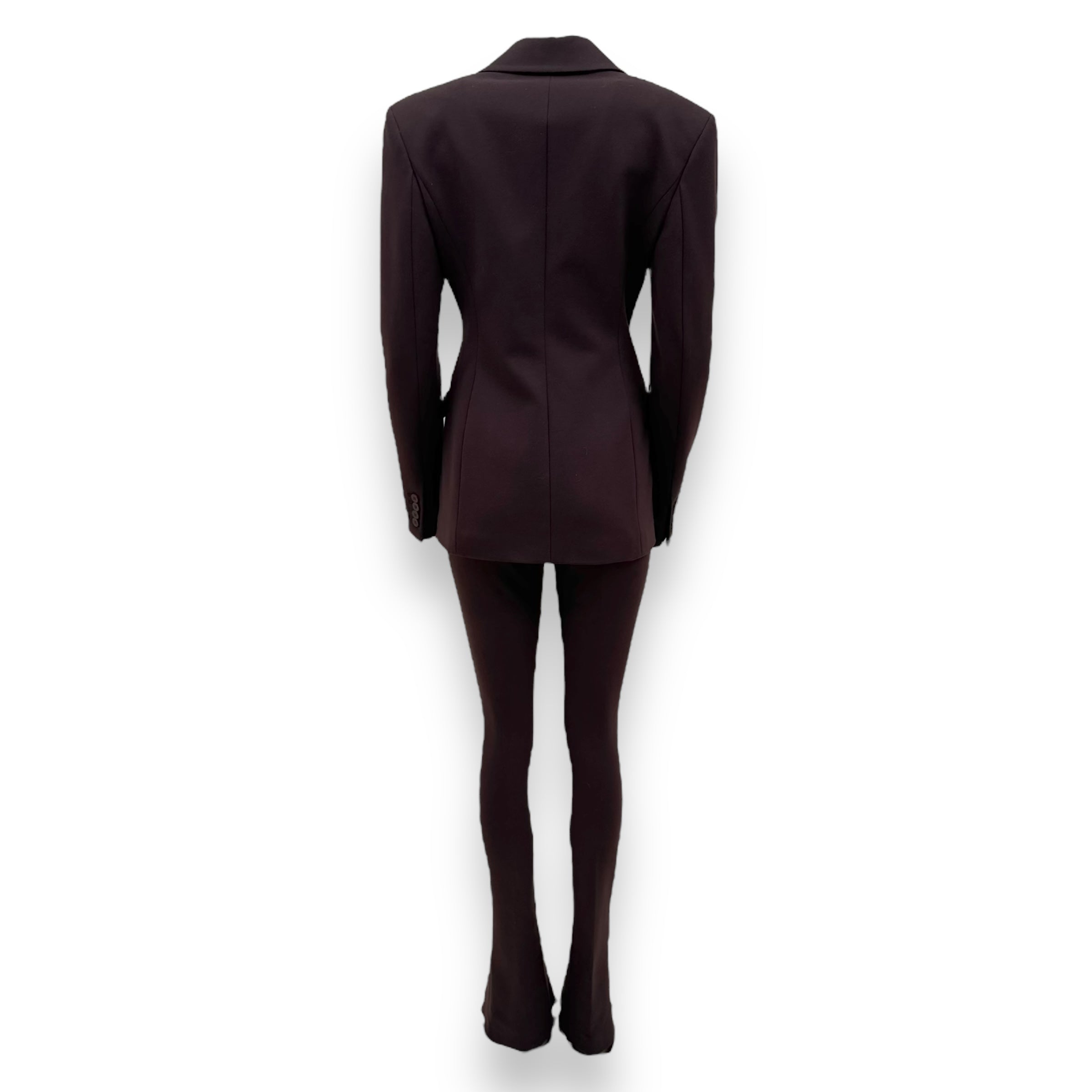 THE ATTICO SPLIT TROUSER BROWN UK8