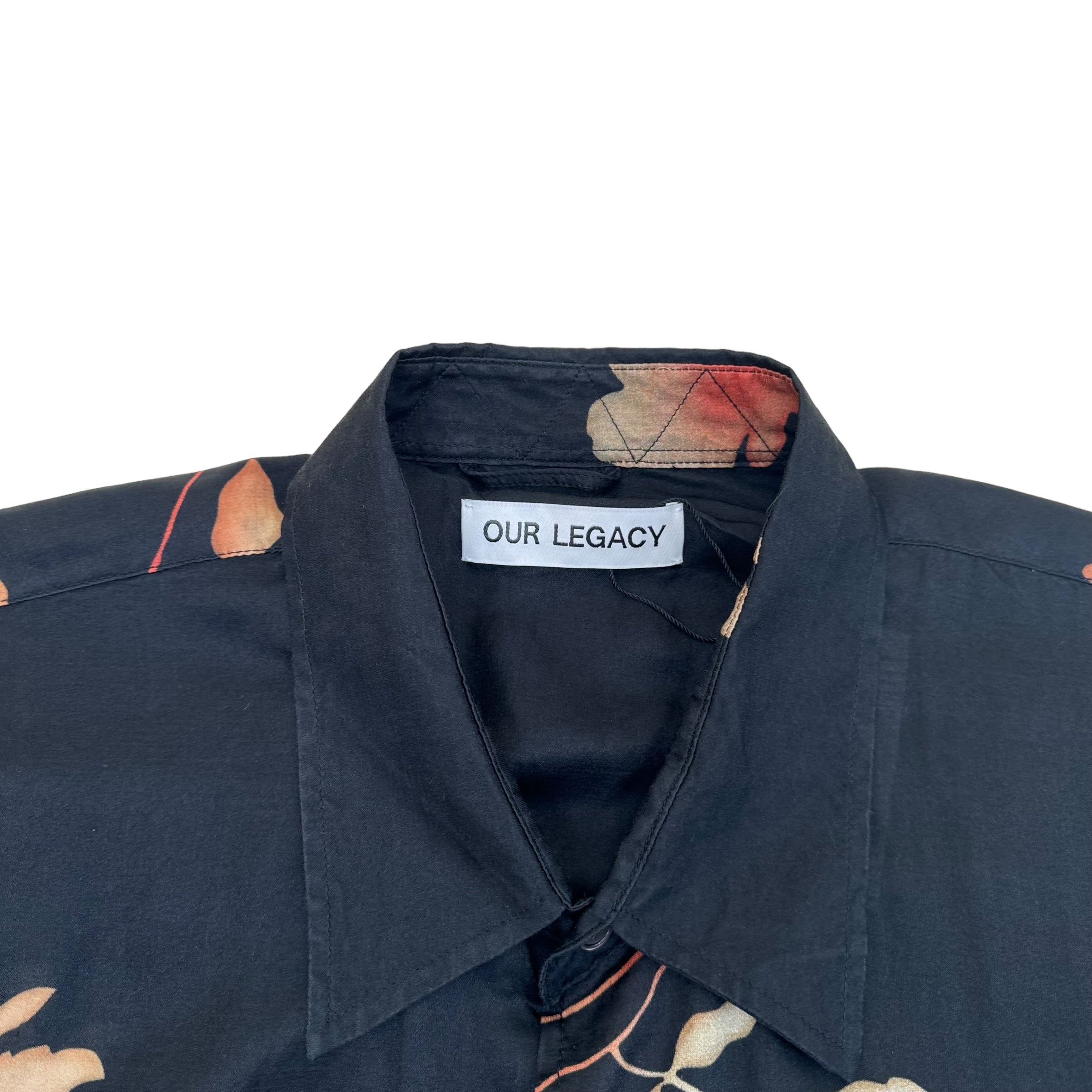 OUR LEGACY NOCTURNAL FLOWER PRINT SHIRT XXL