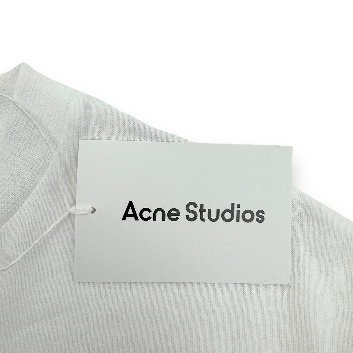 ACNE STUDIOS ENRIKO OVERSIZED LOGO-PRINT T-SHIRT WHITE S