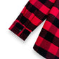 PALM ANGELS CLASSIC LOGO CHECKED OVER SHIRT BLACK / RED L