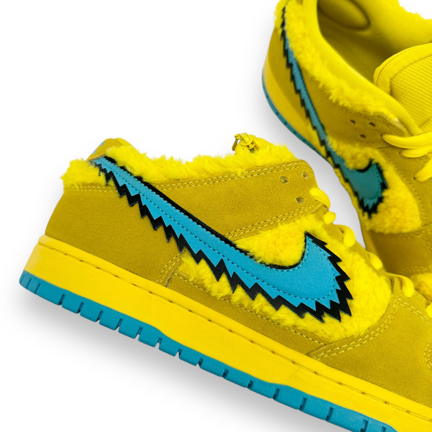 NIKE SB DUNK LOW GRATEFUL DEAD BEAR SNEAKER YELLOW UK10