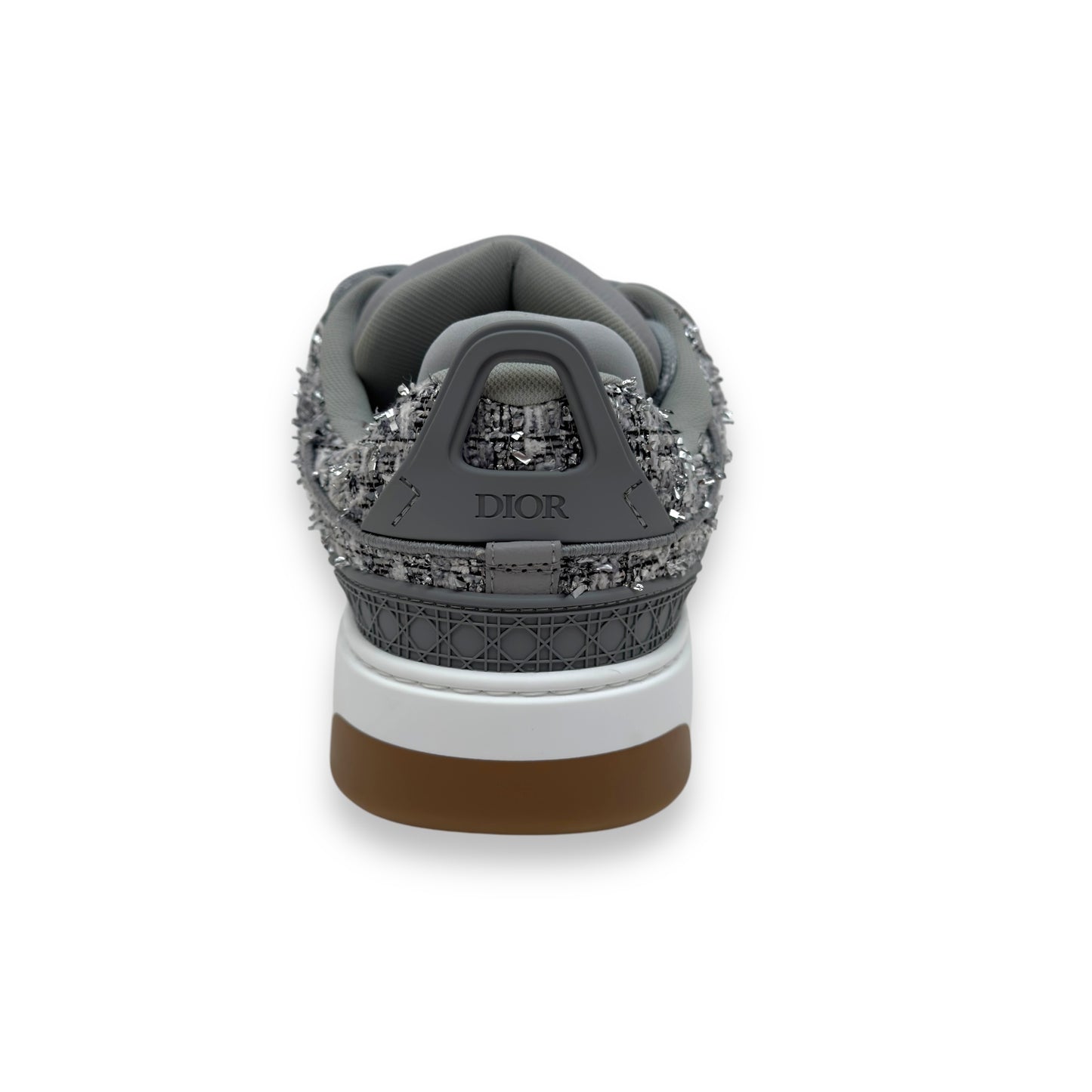 DIOR B9S SKATER TWEED SNEAKER SILVER UK11