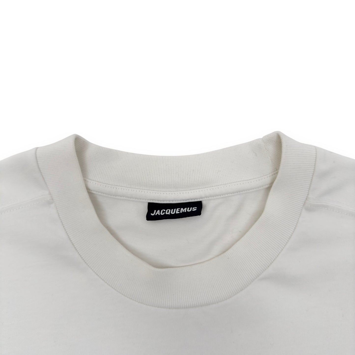 JACQUEMUS LE DESENHO LONG-SLEEVE T-SHIRT WHITE XXL