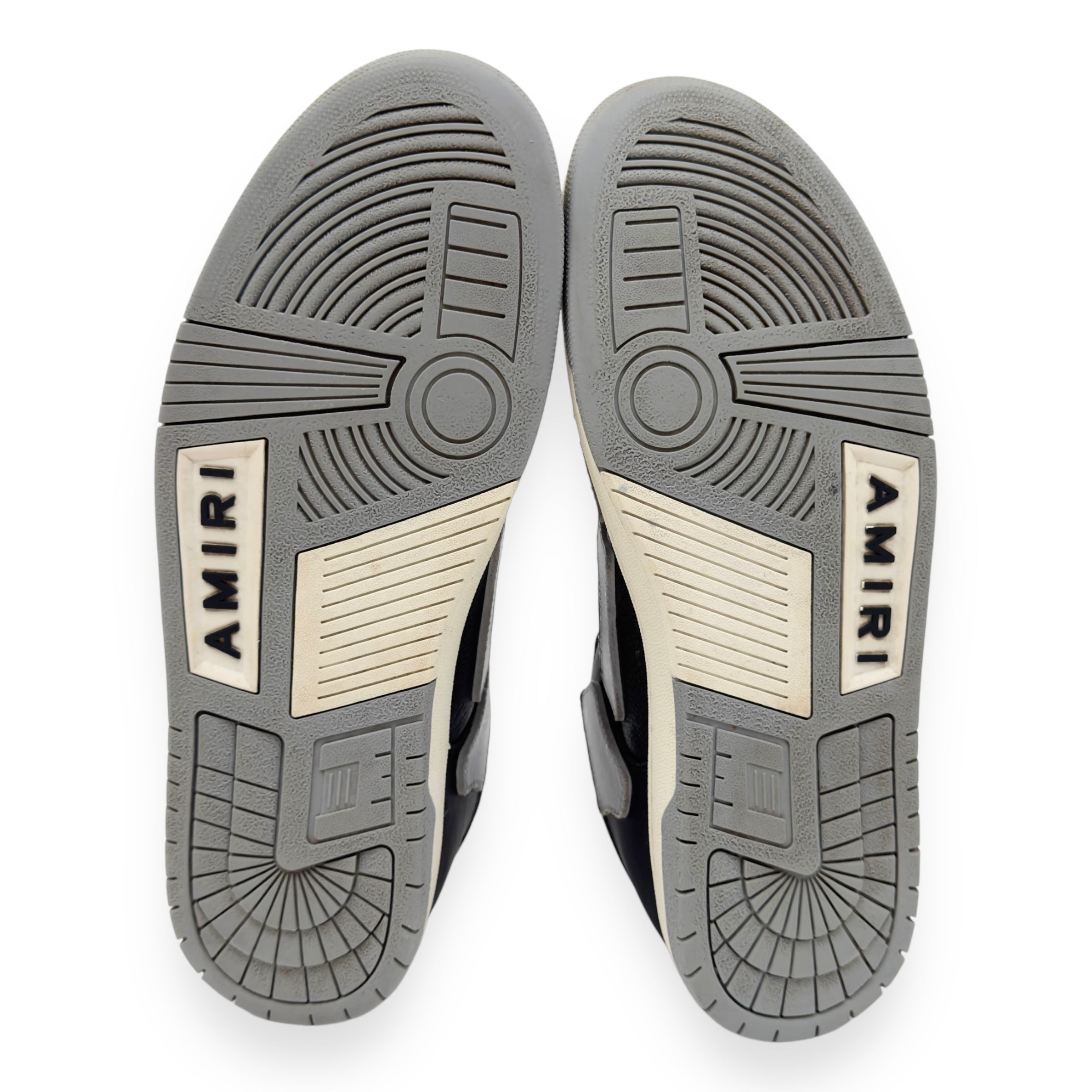 AMIRI SKEL LOW TOP SNEAKER BLACK / GREY UK11