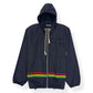 PALM ANGELS MONOGRAM WINDBREAKER JACKET BLACK L