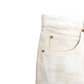 LOUIS VUITTON JACQUARD DENIM SKATE TROUSERS ECRU WHITE W34”
