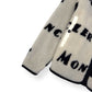MONCLER REVERSIBLE ALL OVER LOGO FLEECE JACKET WHITE / BLACK S