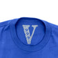 VLONE X JUICE WORLD T-SHIRT BLUE / ORNAGE L