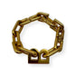 BALENCIAGA B CHAIN BRACELET GOLD