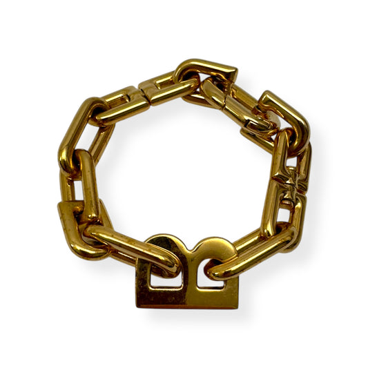 BALENCIAGA B CHAIN BRACELET GOLD