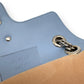 GUCCI CALFSKIN MATELASSE MINI GG MARMONT SHOULDER BAG BLUE