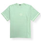 DIOR X STONE ISLAND OVERSIZED LOGO EMBROIDERED T-SHIRT TURQUOISE / WHITE XL
