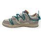 NIKE X OFF-WHITE LOT 36 LOW TOP SNEAKER WHITE / GREY UK7