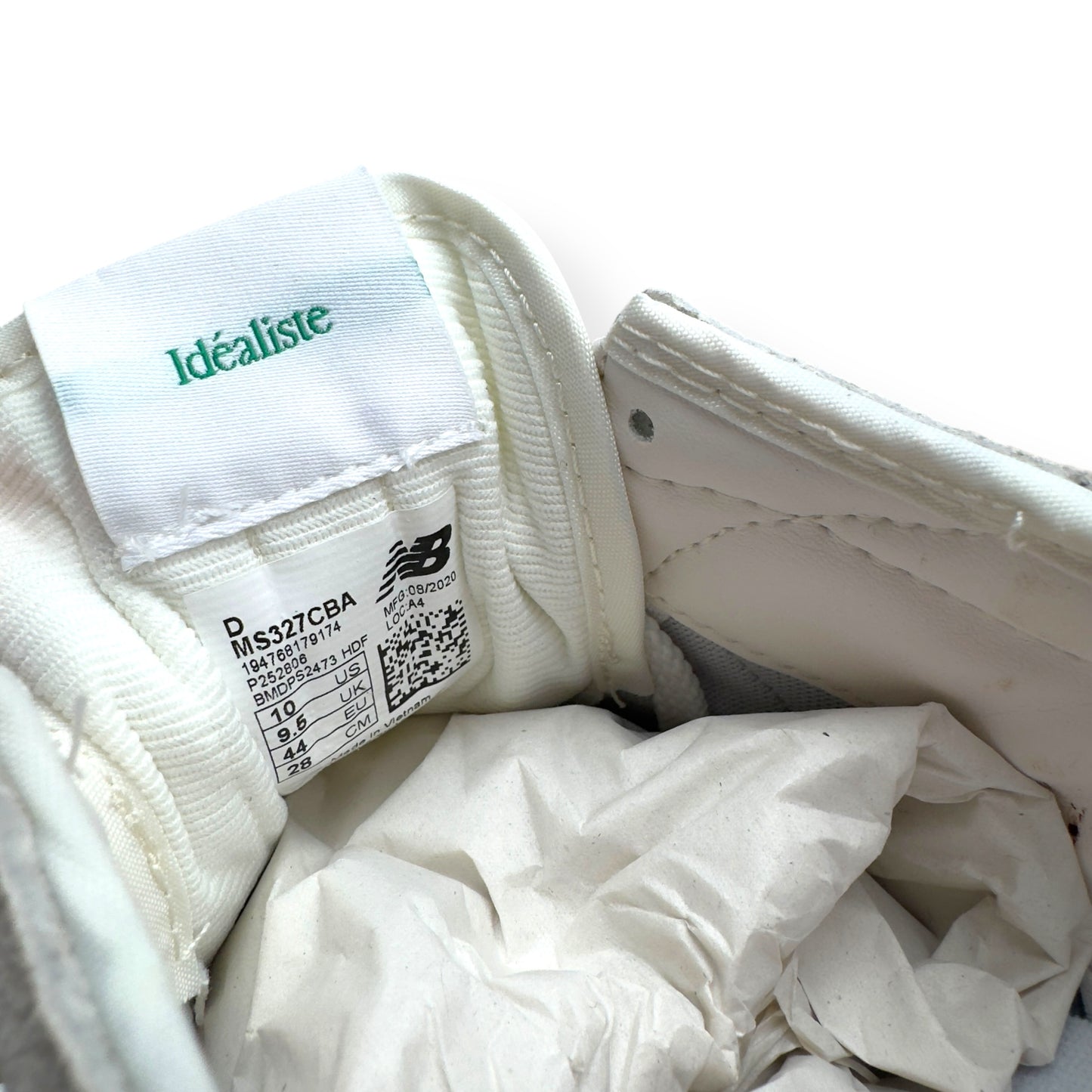 NEW BALANCE X CASABLANCA 327 SNEAKER WHITE / GREEN UK9.5