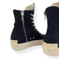RICK OWENS DRKSHDW HOLLYWOOD HIGH TOP SNEAKER DARK DUST / MILK UK8