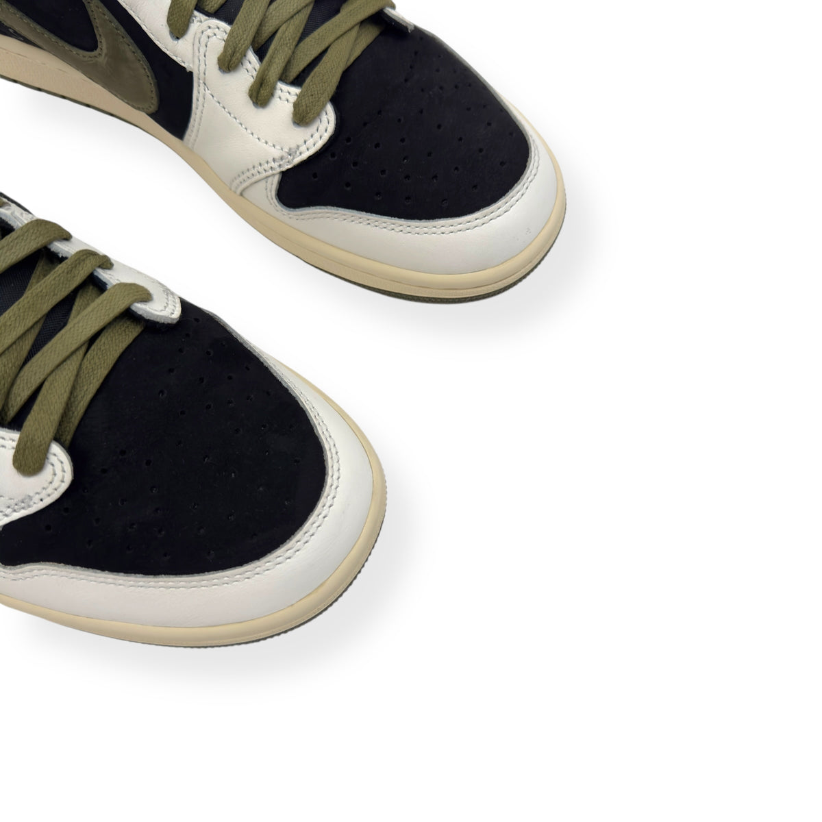 AIR JORDAN 1 LOW OG SP X TRAVIS SCOTT SNEAKER OLIVE UK8.5