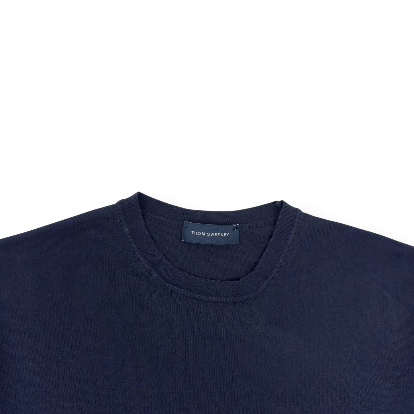 THOM SWEENEY COTTON T-SHIRT BLUE M