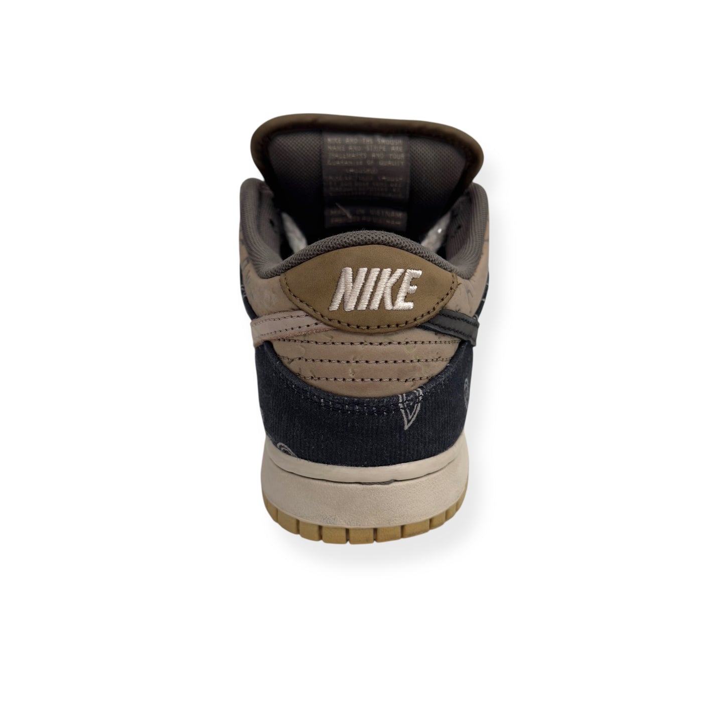 NIKE X TRAVIS SCOTT SB DUNK ‘CACTUS JACK’ LOW SNEAKER BROWN UK6