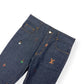 LOUIS VUITTON EMBROIDERED BOOTCUT DENIM TROUSERS INDIGO BLUE W30”