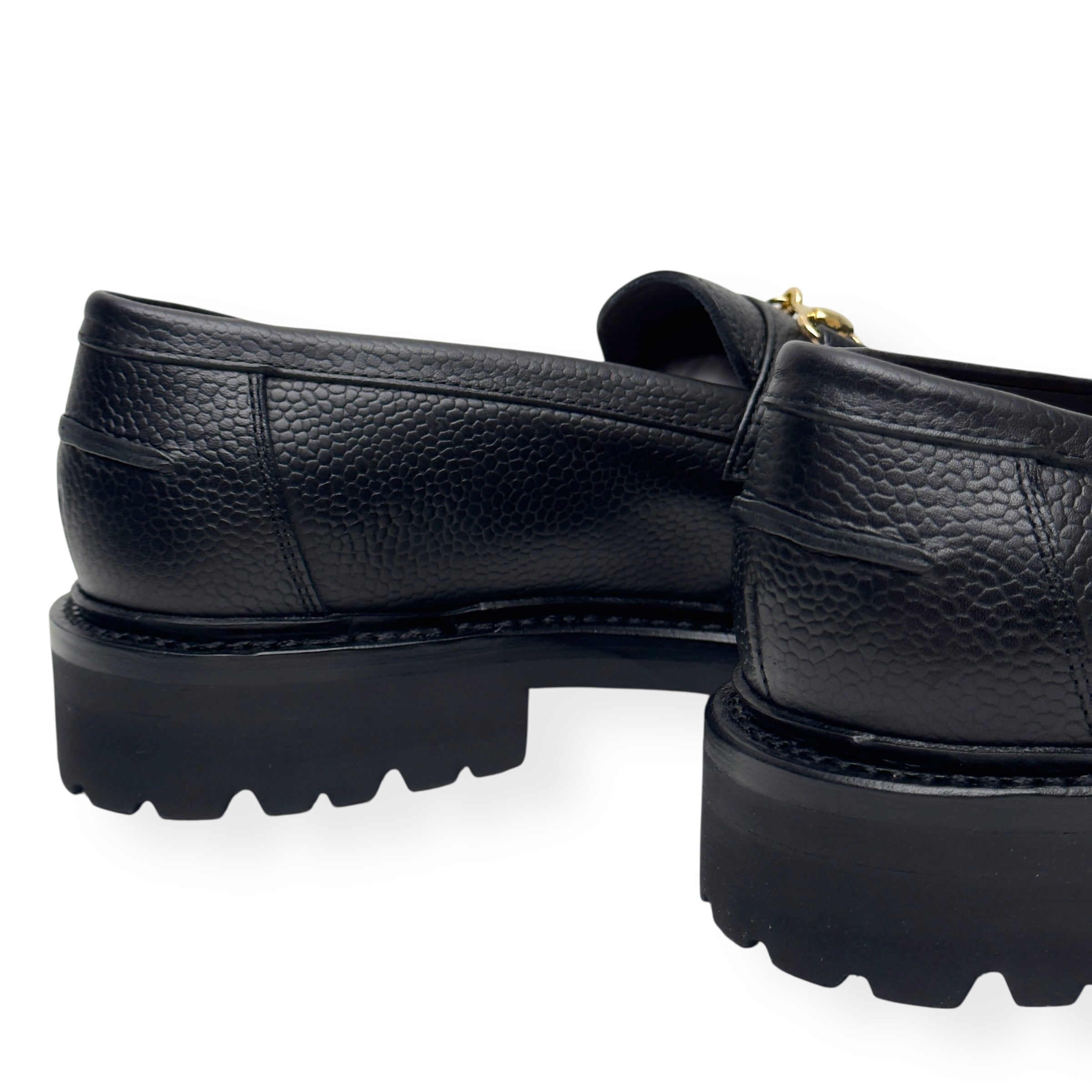 BLACKSTOCK & WEBER THE MASON HORSE BIT LOAFER ONYX US6.5 / UK5.5