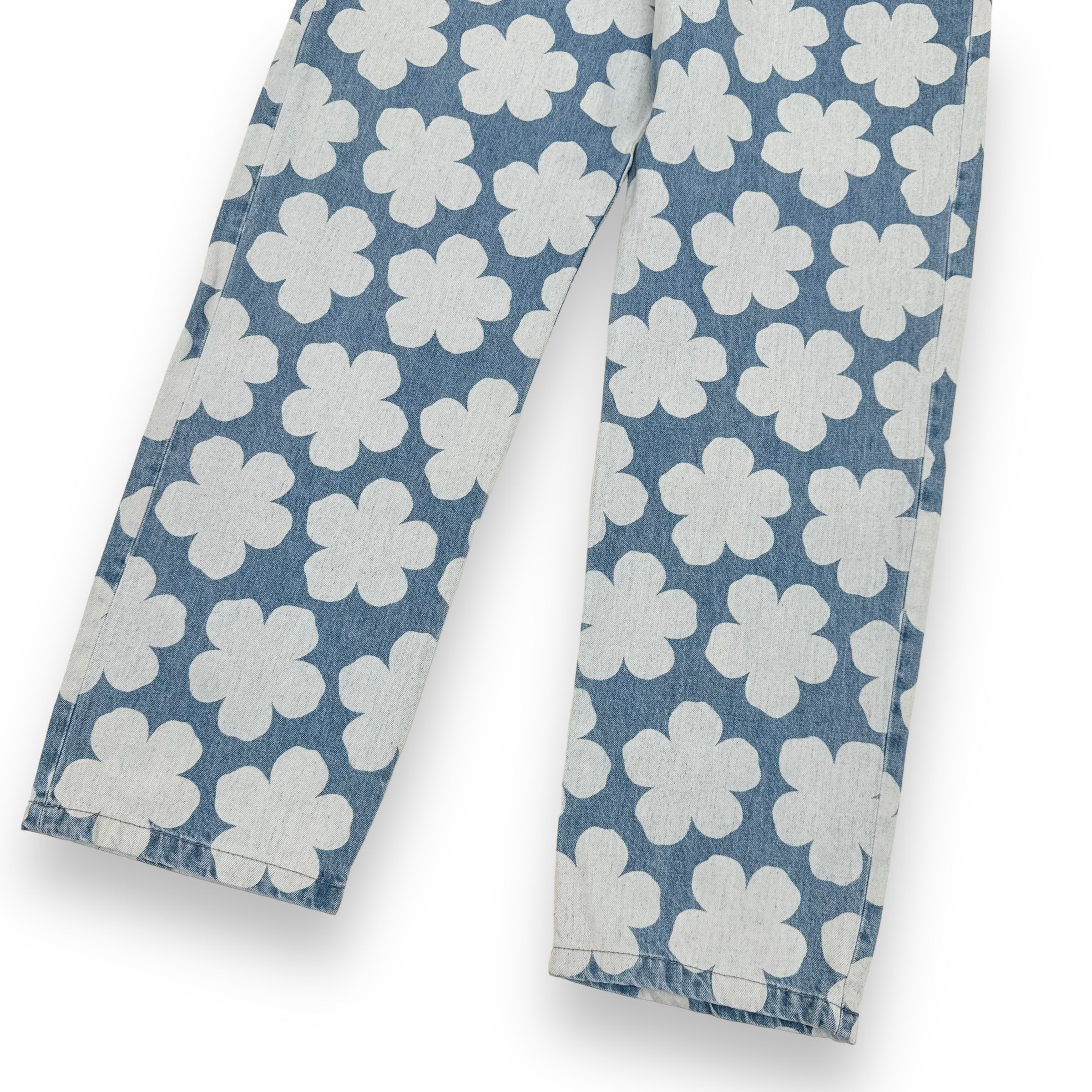 KENZO PARIS BOTAN LOOSE FIT DENIM JEANS BLUE 34”