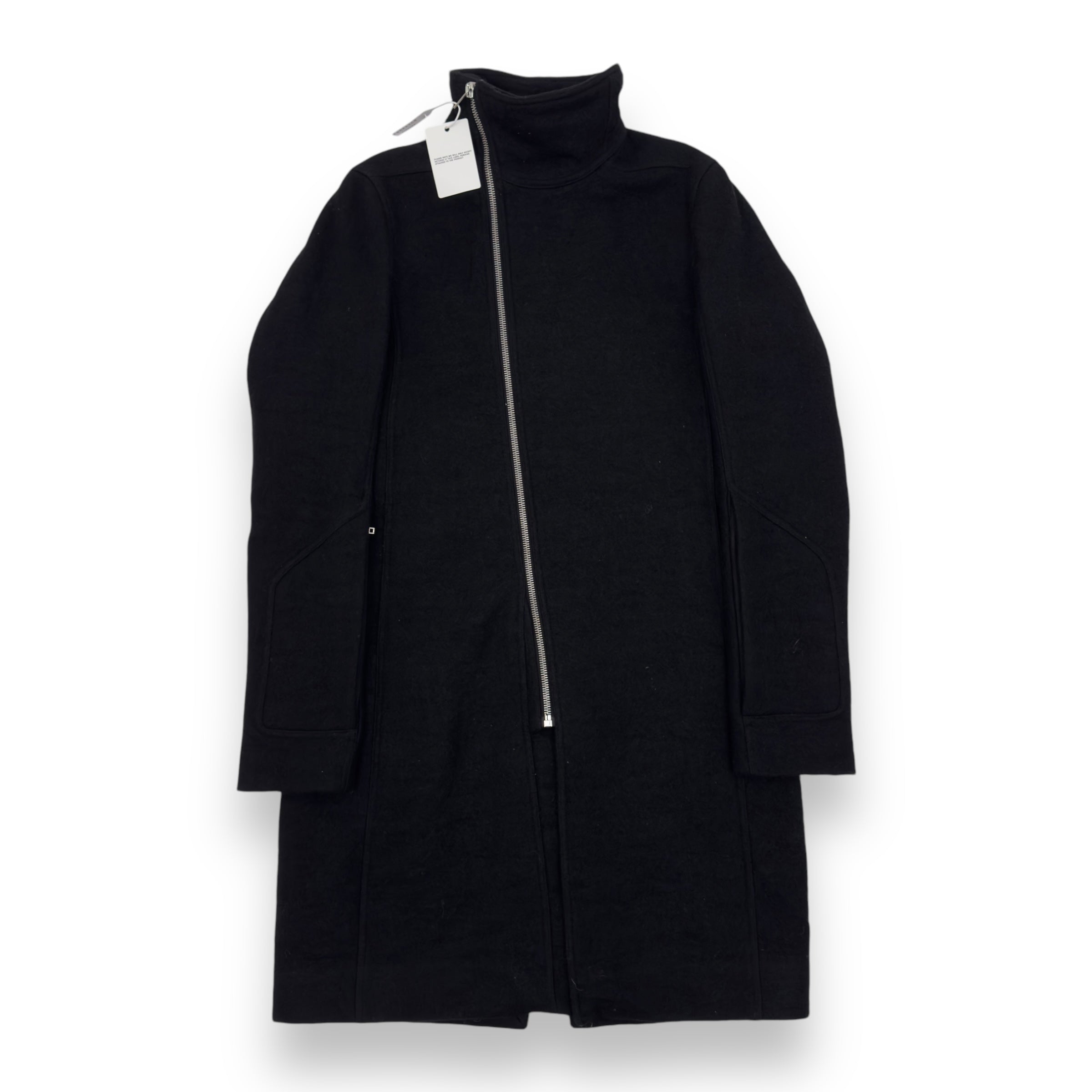 RICK OWENS FW18 09 TUBEWAY COAT BLACK M