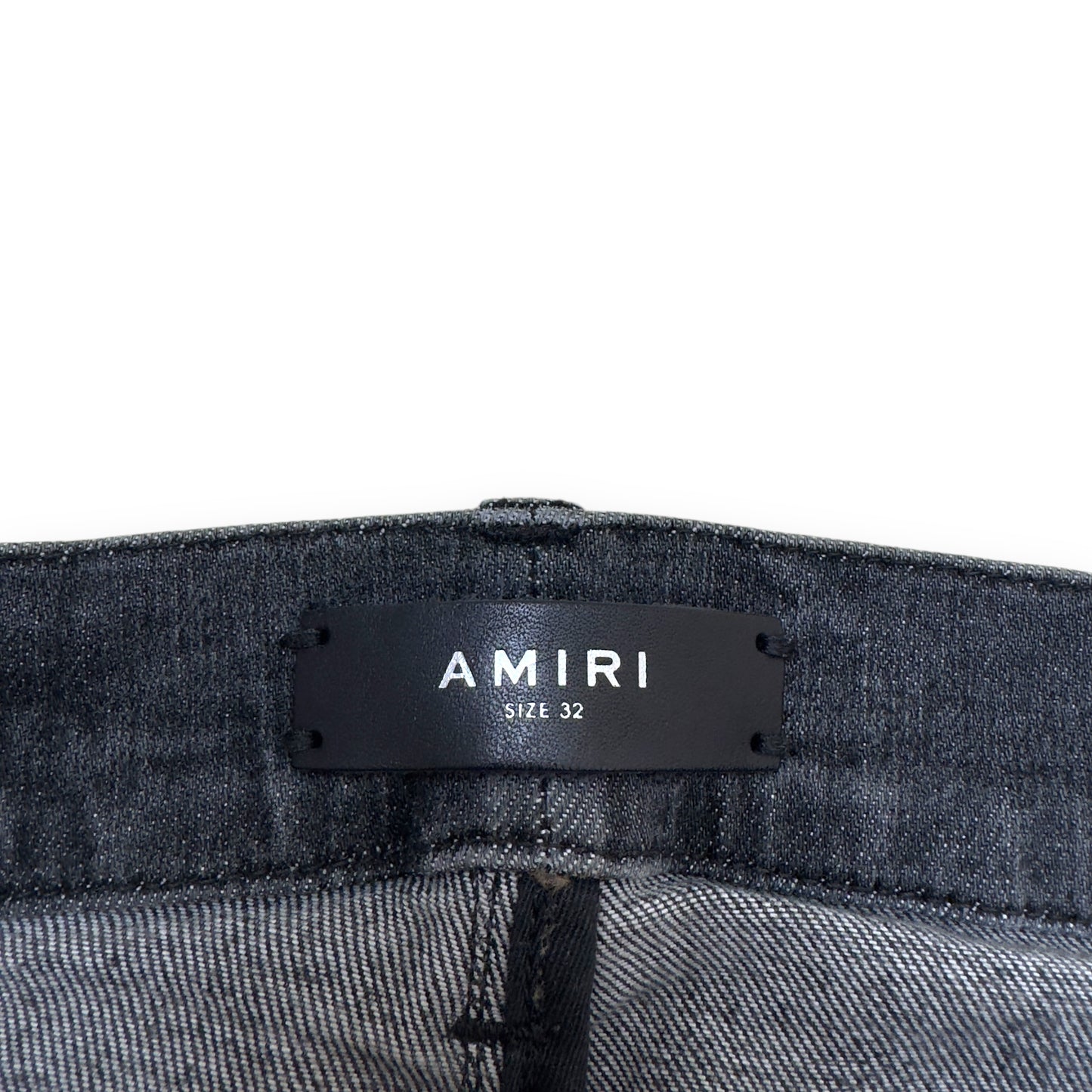 AMIRI THRASHER DISTRESSED DENIM JEANS BLACK W32