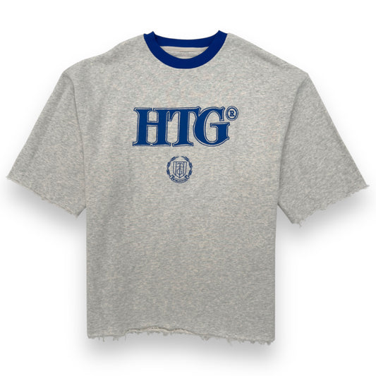 HONOR THE GIFT CROPPED T-SHIRT GREY / BLUE XL