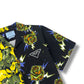 PRADA DOUBLE MATCH BOWLING SHIRT YELLOW / BLACK L