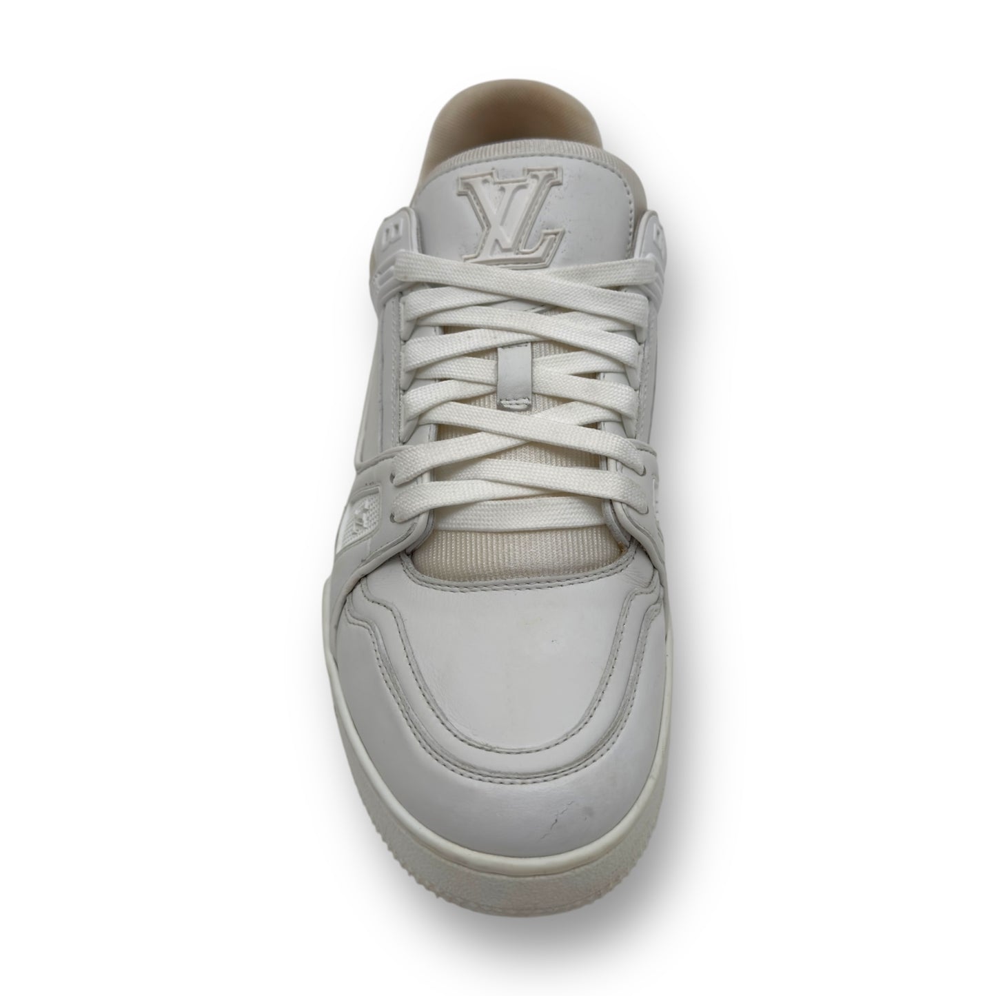 LOUIS VUITTON LV LEATHER SNEAKER WHITE UK7.5