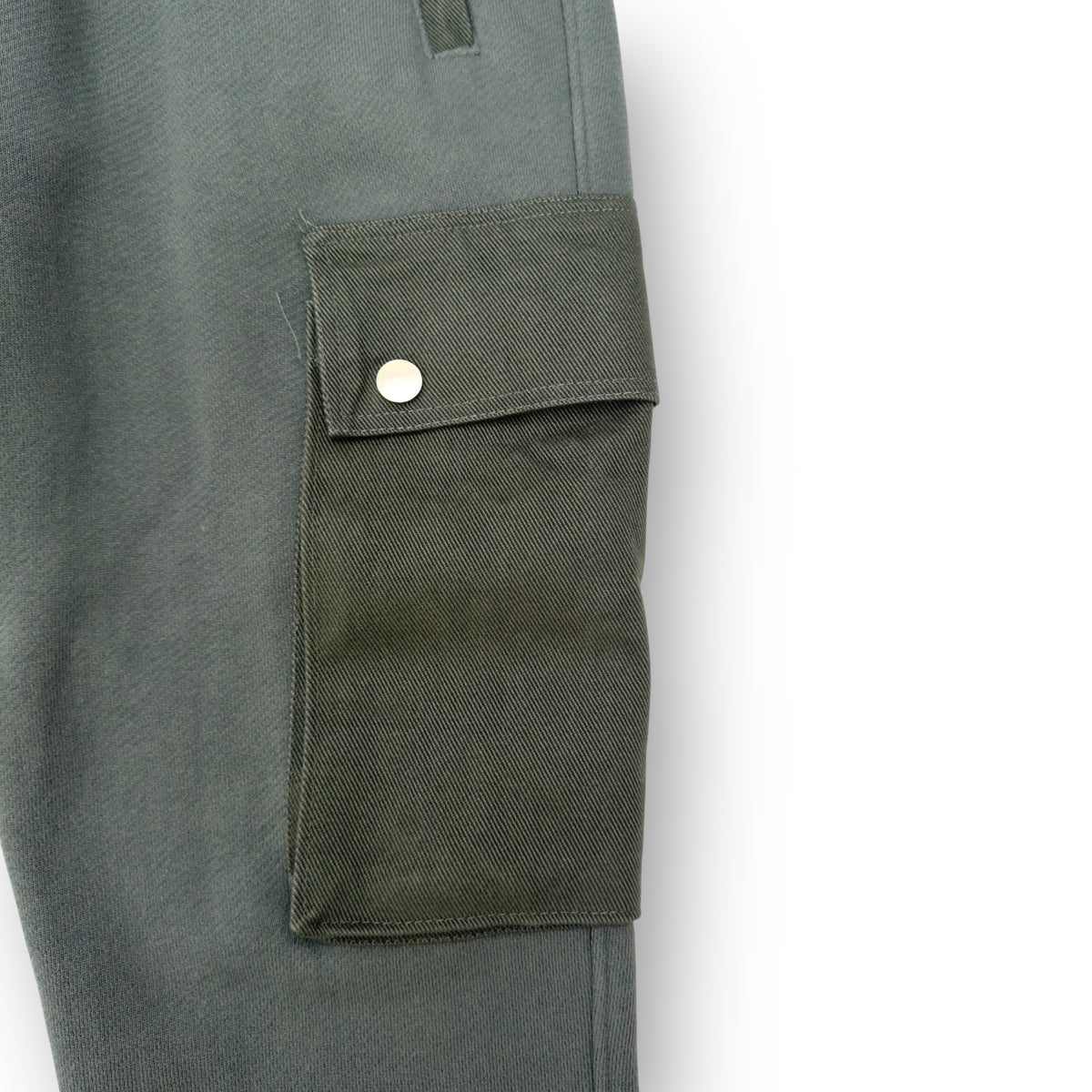AMIRI COTTON KNIT CARGO SWEATPANTS GREEN M