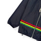 PALM ANGELS MONOGRAM WINDBREAKER JACKET BLACK L