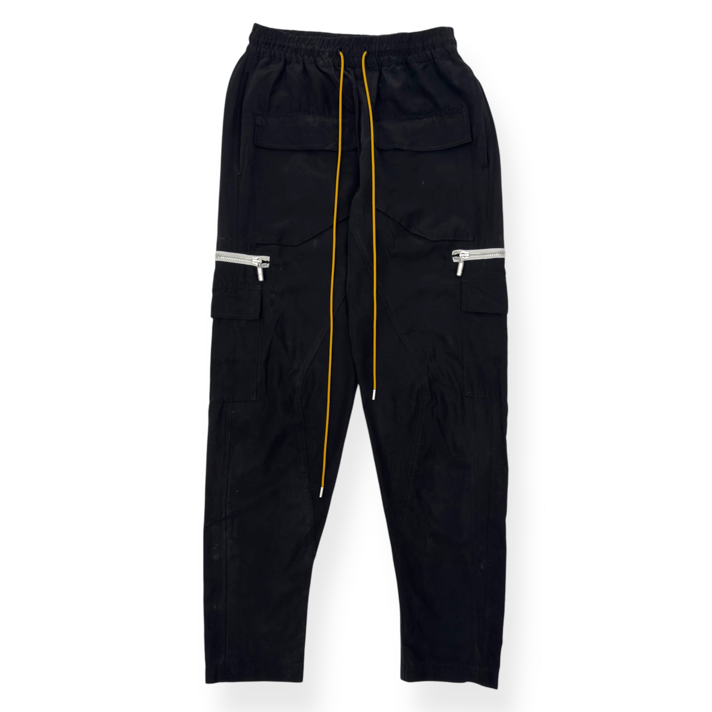 RHUDE CUPRO CARGO PANTS BLACK S