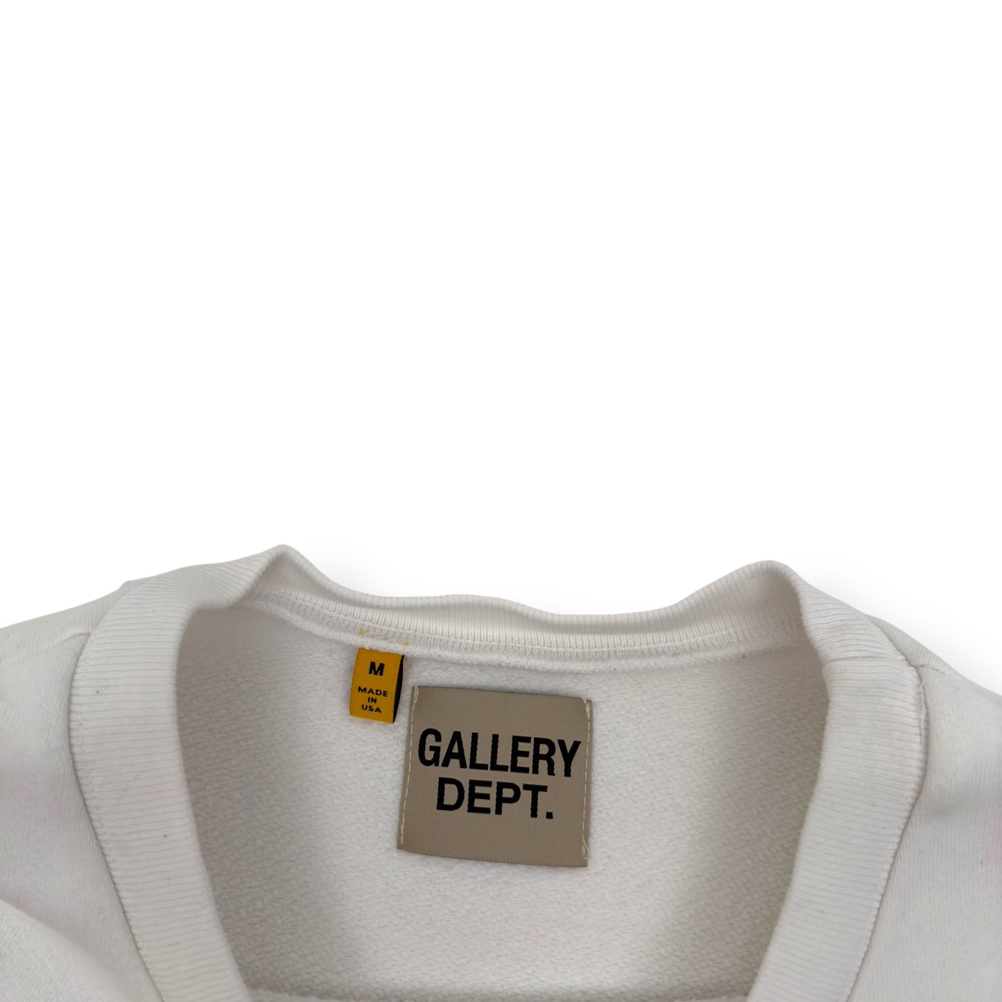 GALLERY DEPT. G BALL CREWNECK SWEATSHIRT WHITE / RED M