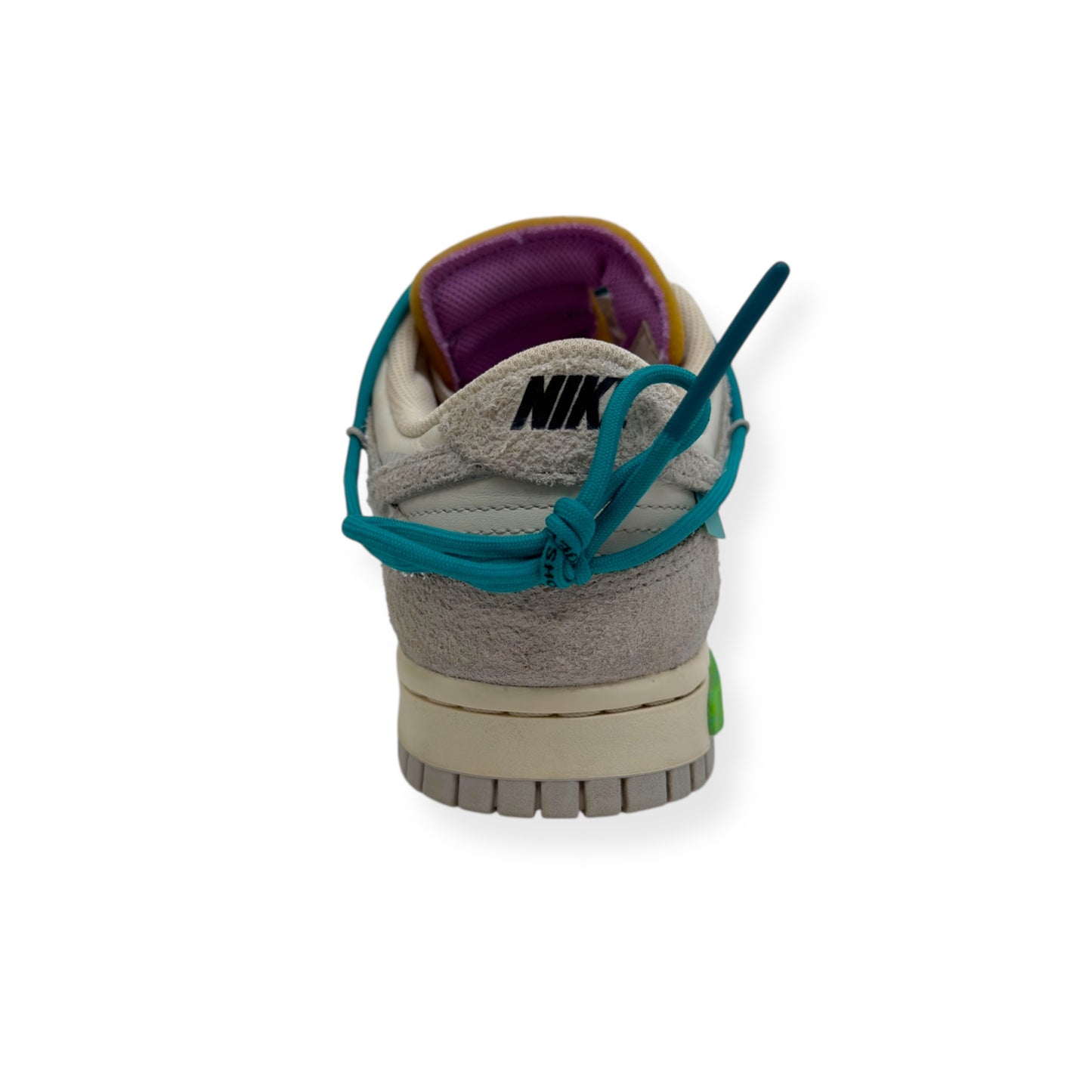 NIKE X OFF-WHITE LOT 36 LOW TOP SNEAKER WHITE / GREY UK7
